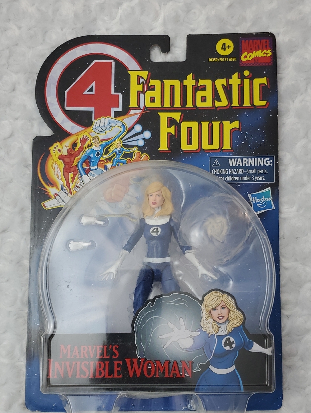 Hasbro Fantastic Four Invisible Woman Figure - Blue & White